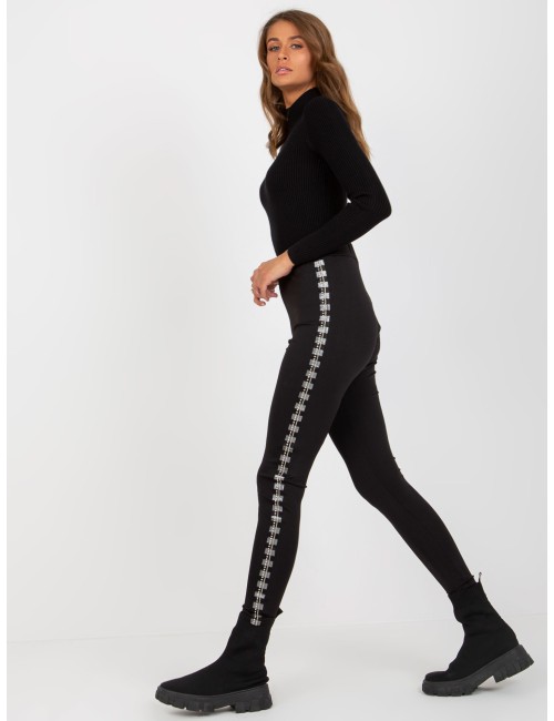 Damskie legginsy na co dzień high waist