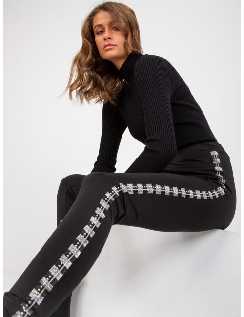 Damskie legginsy na co dzień high waist