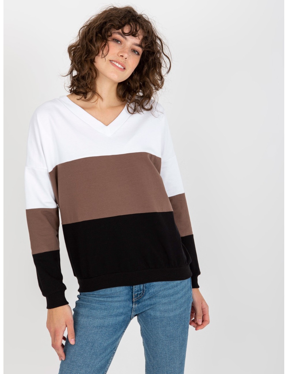 Bluza basic bez kaptura RUE PARIS