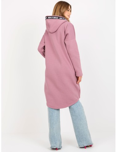 Długa dresowa bluza rozpinana oversize