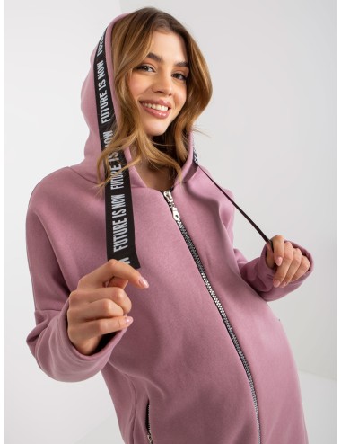 Długa dresowa bluza rozpinana oversize