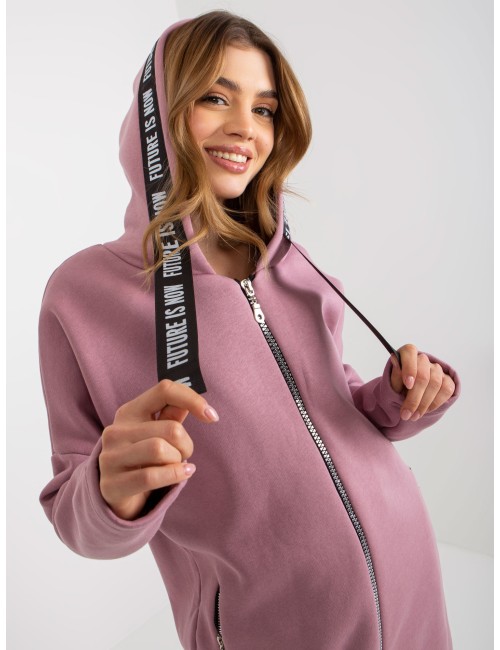 Długa dresowa bluza rozpinana oversize