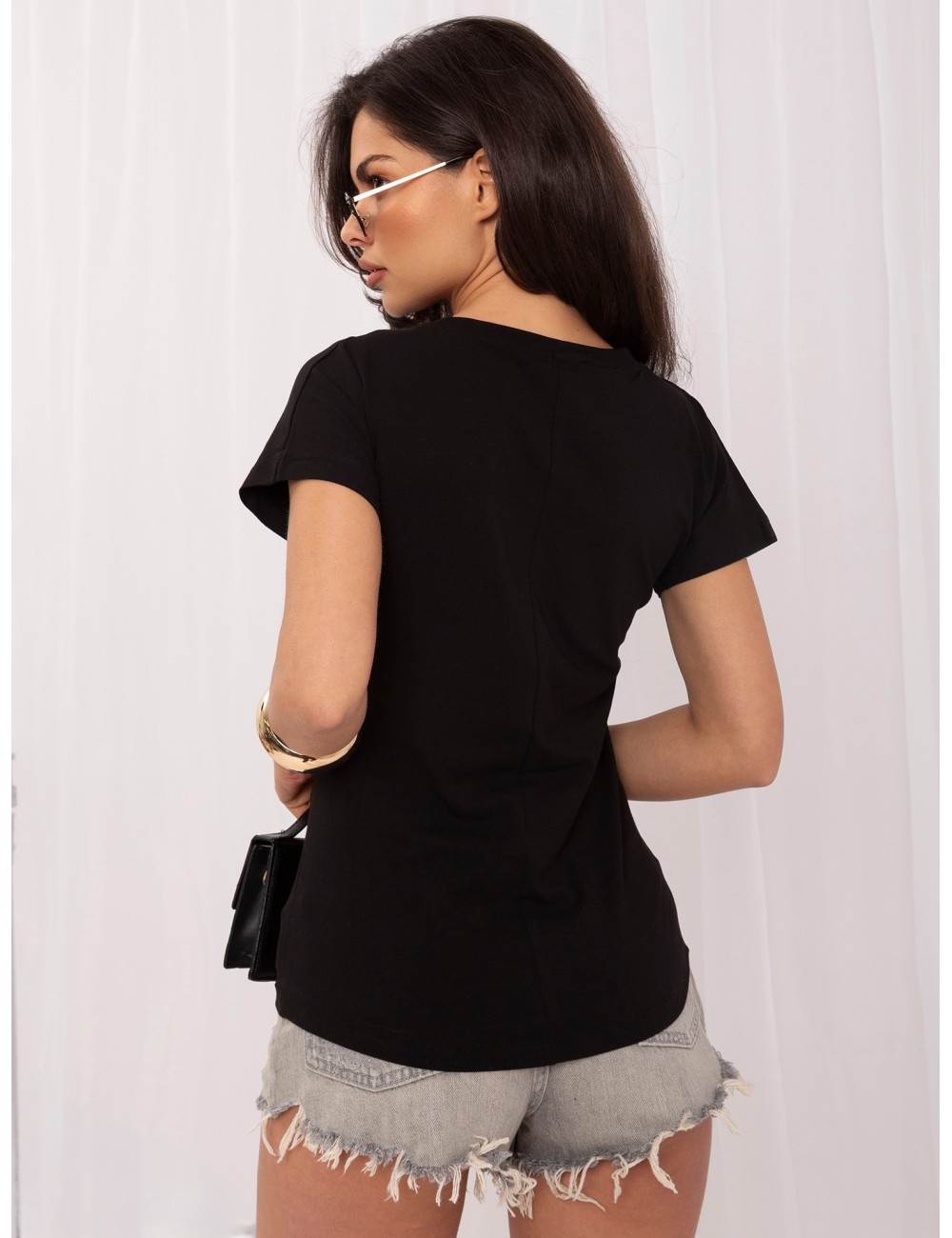 Bawełniany damski t-shirt basic