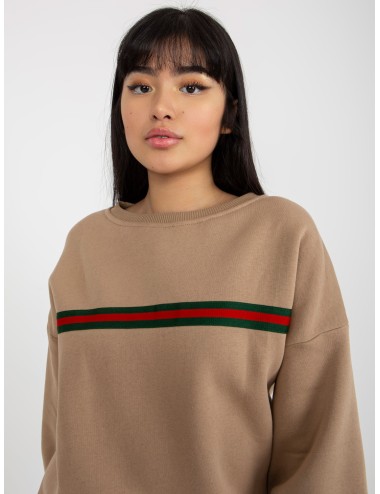 Dresowa bluza oversize bez kaptura
