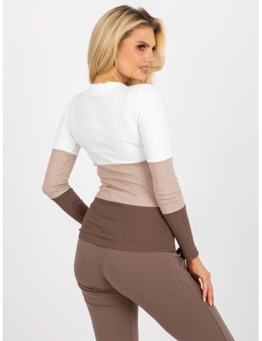Codzienna bluzka basic w prążek RUE PARIS