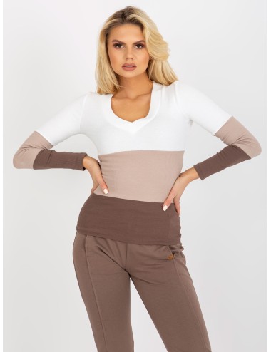 Codzienna bluzka basic w prążek RUE PARIS