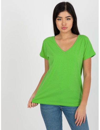 Klasyczny t-shirt basic z dekoltem V Emory