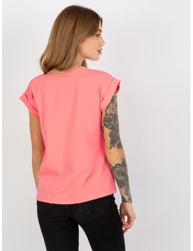 Bawełniany t-shirt damski BASIC FEEL GOOD