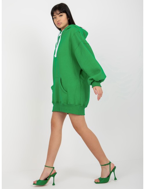 Dresowa długa bluza basic o kroju oversize