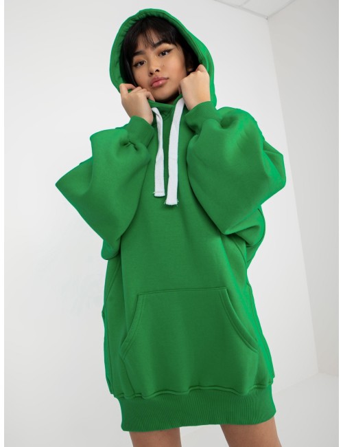 Dresowa długa bluza basic o kroju oversize