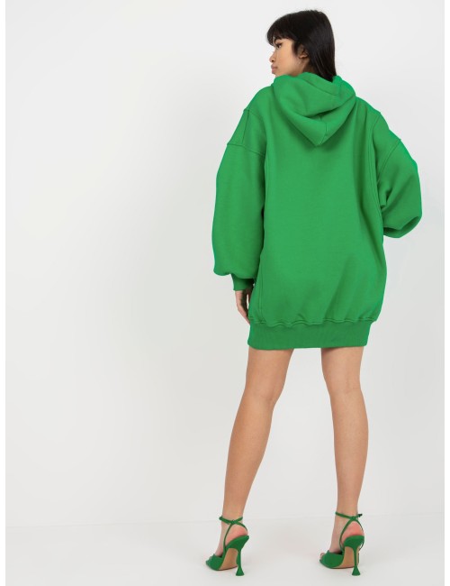 Dresowa długa bluza basic o kroju oversize