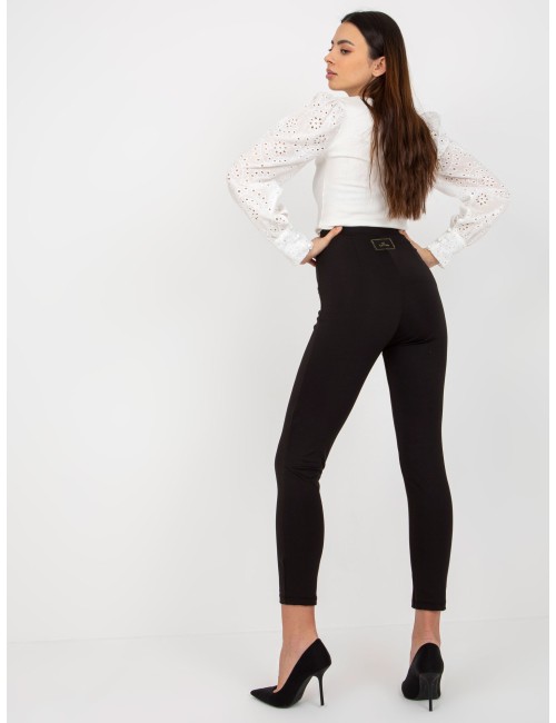 Legginsy eleganckie z zamkiem OCH BELLA