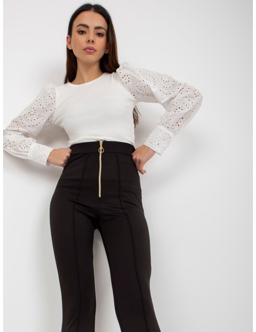 Legginsy eleganckie z zamkiem OCH BELLA