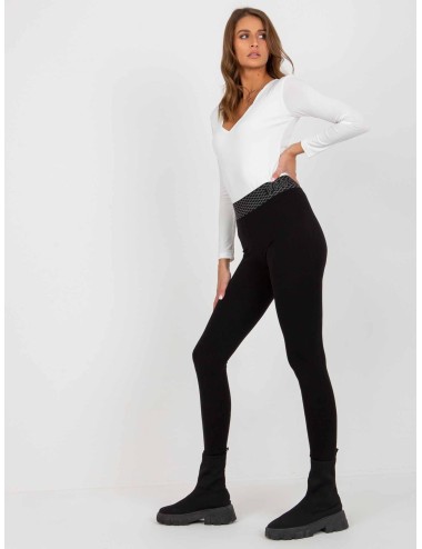 Dopasowane legginsy na co dzień z bawełny