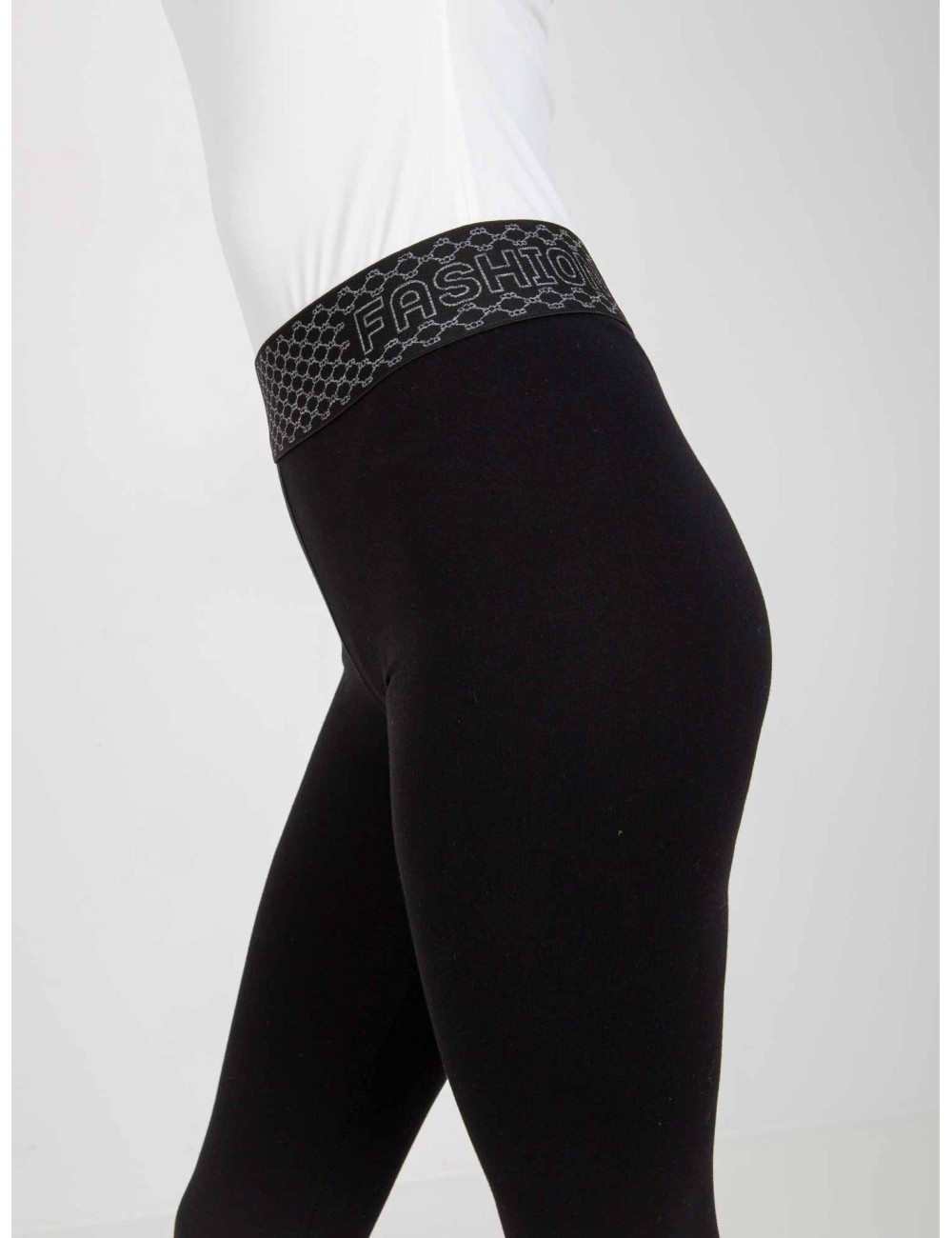 Dopasowane legginsy na co dzień z bawełny