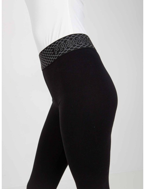 Dopasowane legginsy na co dzień z bawełny