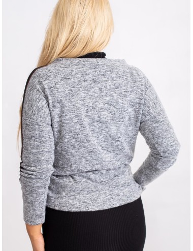 Bluzka plus size z lampasami