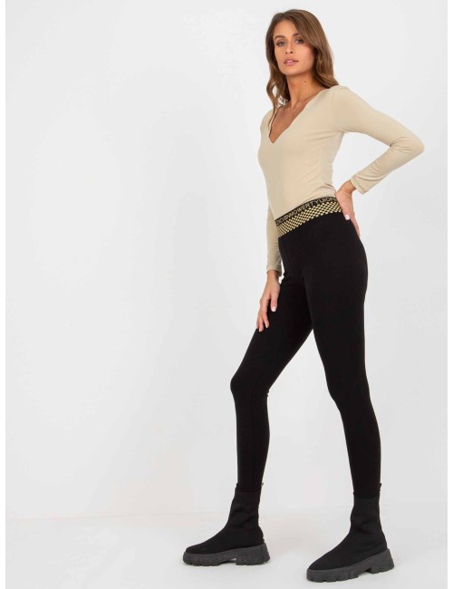 Legginsy na co dzień z bawełny