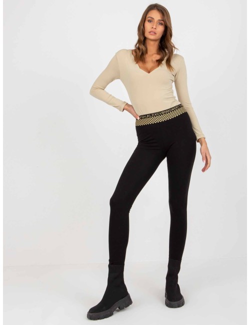 Legginsy na co dzień z bawełny