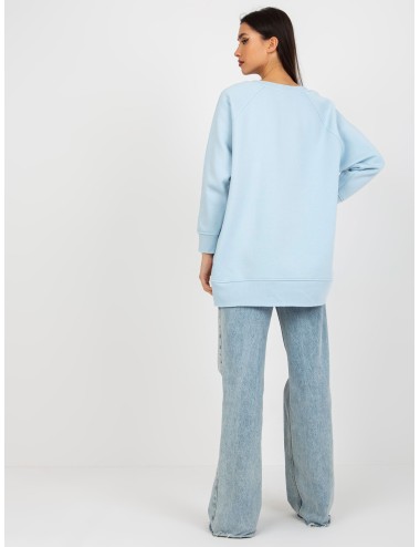 Dresowa bluza basic bez kaptura