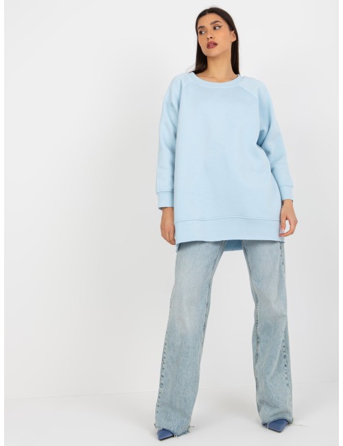 Dresowa bluza basic bez kaptura
