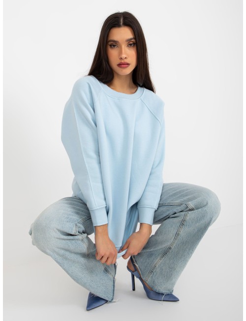 Dresowa bluza basic bez kaptura