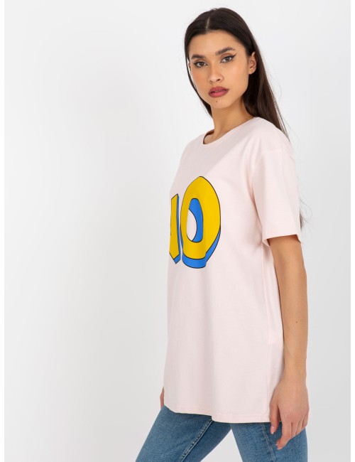 Bawełniany t-shirt z nadrukiem