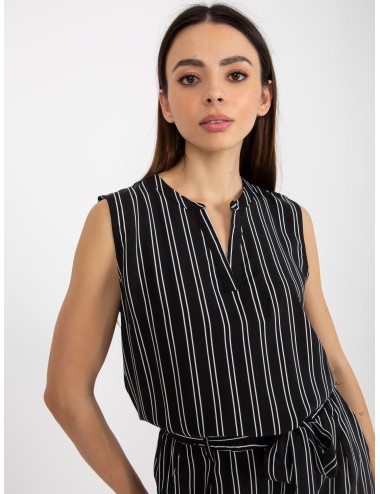 Różowa boho bluzka we wzory bez rękawów FRESH MADE