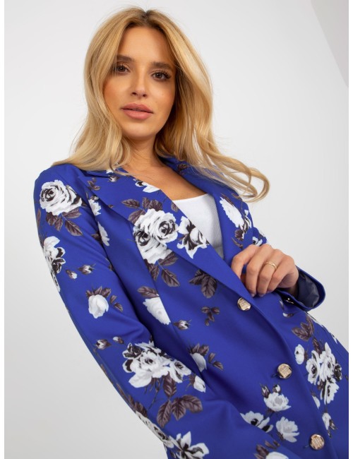 Elegancka marynarka w róże od garnituru