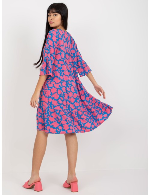Boho sukienka we wzory z wiskozy SUBLEVEL