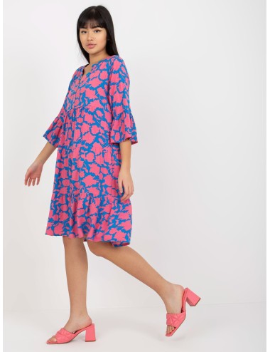 Boho sukienka we wzory z wiskozy SUBLEVEL