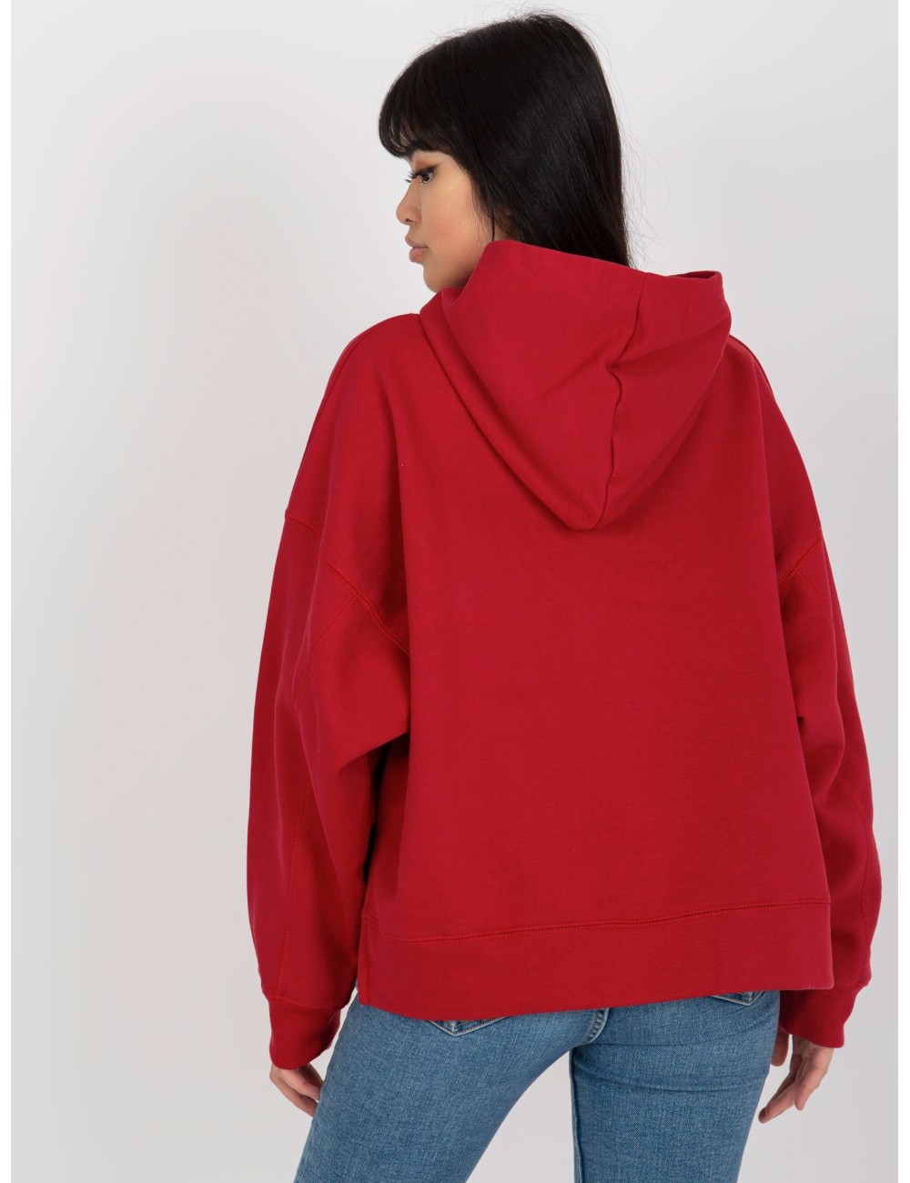 Dresowa bluza z kapturem z naszywką MAYFLIES