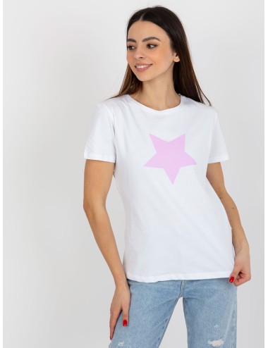 Damski t-shirt z nadrukiem BASIC FEEL GOOD
