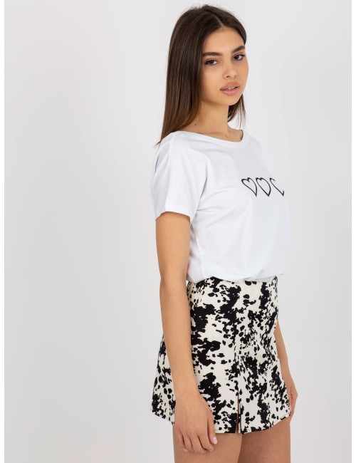 Damski t-shirt z nadrukiem Amor RUE PARIS