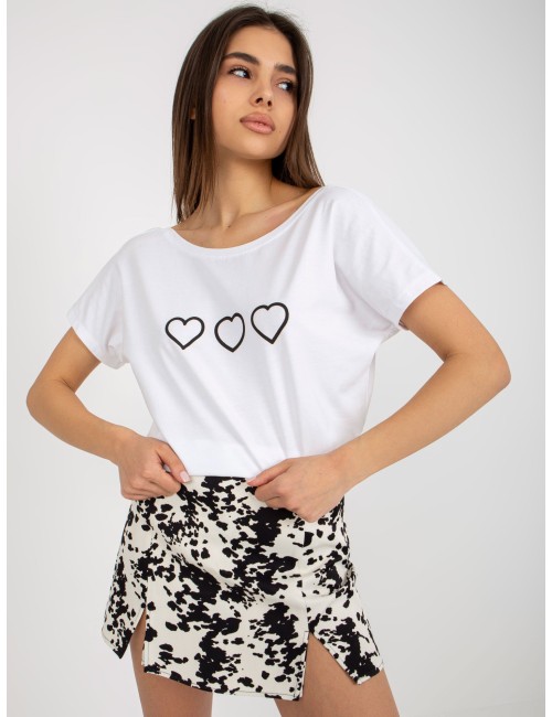 Damski t-shirt z nadrukiem Amor RUE PARIS
