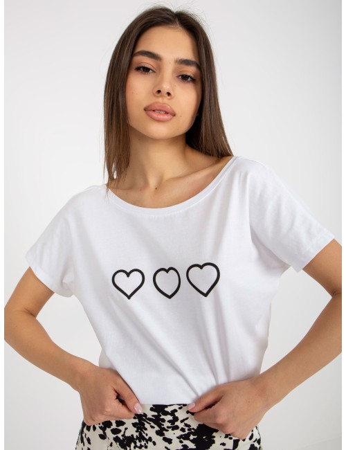 Damski t-shirt z nadrukiem Amor RUE PARIS