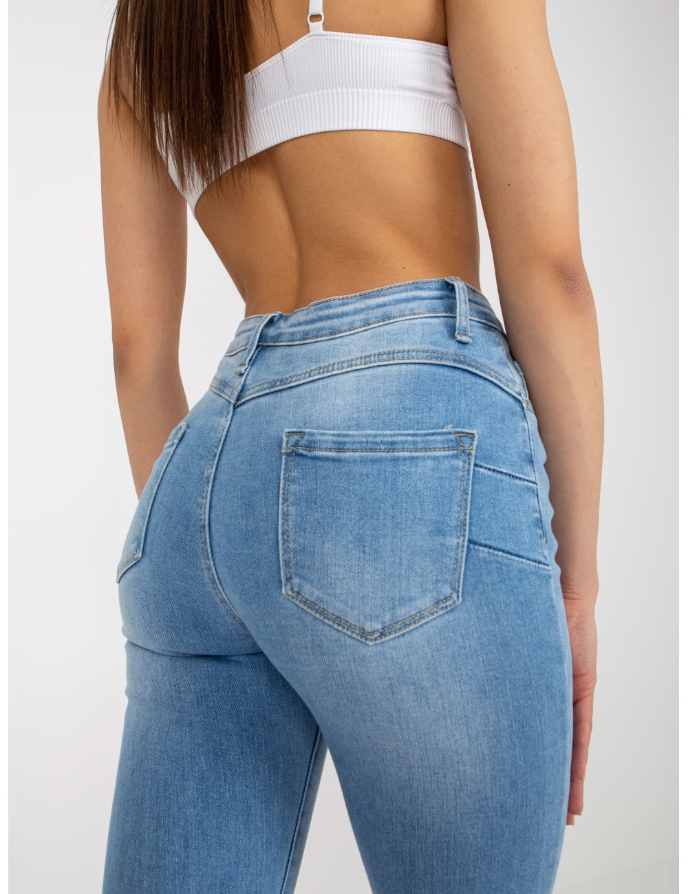 Jeansowe rurki damskie
