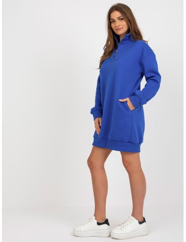 Dresowa sukienka basic o kroju oversize