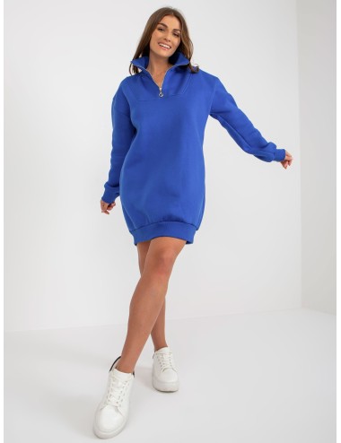 Dresowa sukienka basic o kroju oversize