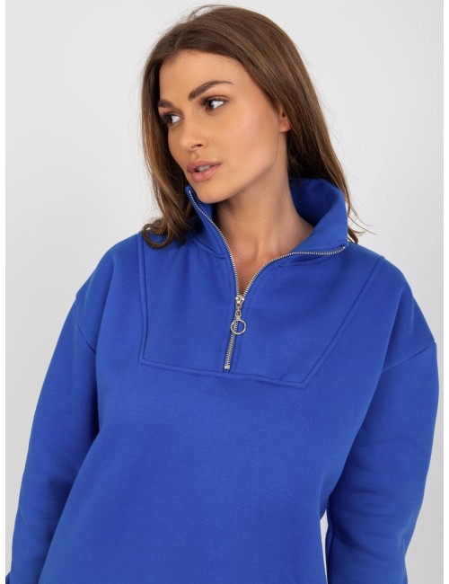 Dresowa sukienka basic o kroju oversize
