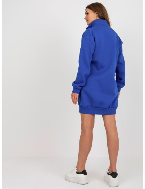 Dresowa sukienka basic o kroju oversize