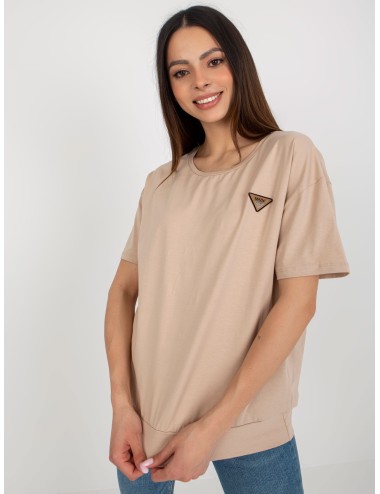 Bluzka oversize z naszywką