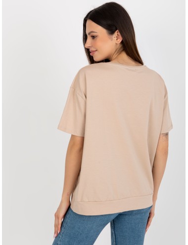 Bluzka oversize z naszywką