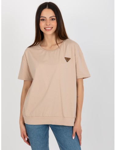 Bluzka oversize z naszywką