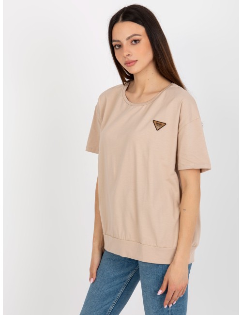 Bluzka oversize z naszywką