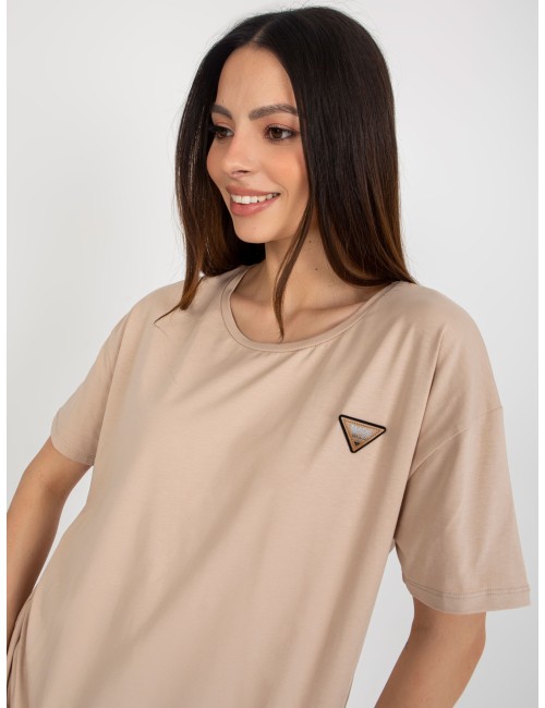 Bluzka oversize z naszywką