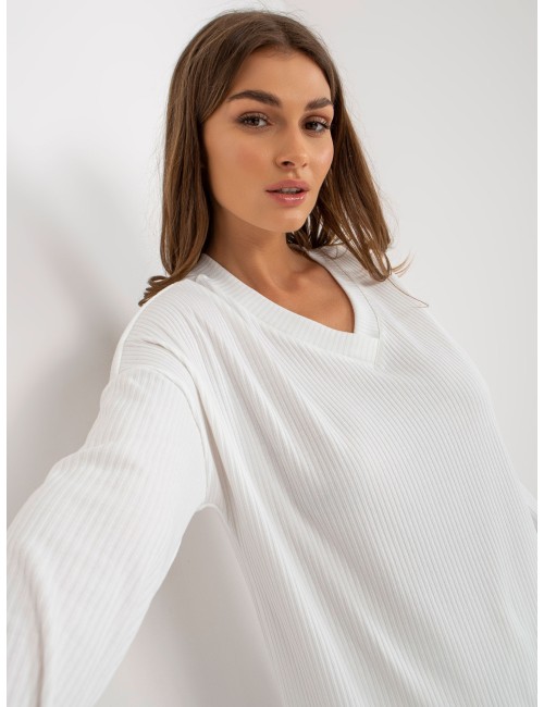 Prążkowany komplet casualowy o kroju oversize