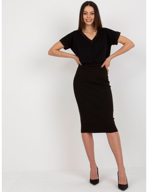 Komplet basic z krótką bluzką RUE PARIS