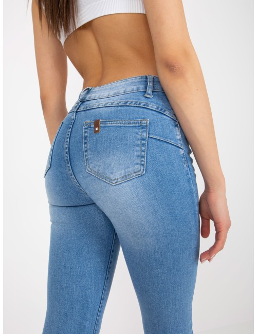 Jeansy damskie dopasowane