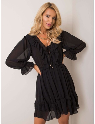 Boho sukienka z falbaną Winona OCH BELLA